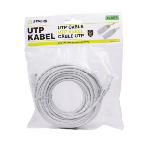 UTP Kabel 10m - Cat5e Netwerkkabel voor Data- en Telefonieverbinding