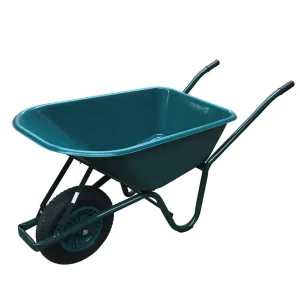 Kunststof Kruiwagen 85L, 400mm Wiel, Ideaal voor Bouw & Tuin.