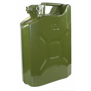 Jerrycan 10L Metaal - Voor Veilig Opslaan en Vervoeren van Brandstof