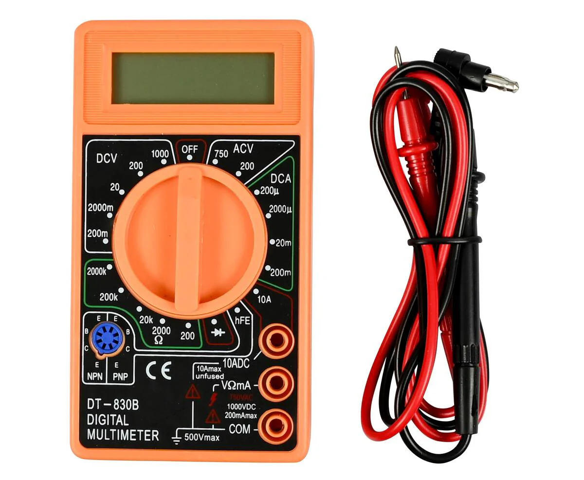 Digitale Multimeter, 1000V DC, 750V AC, 10A DC, Elektrische Metingen - Afbeelding 2