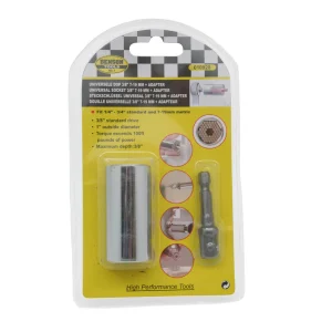 Universele Dop 3/8" 7-19 mm incl. Adapter voor Montagewerk